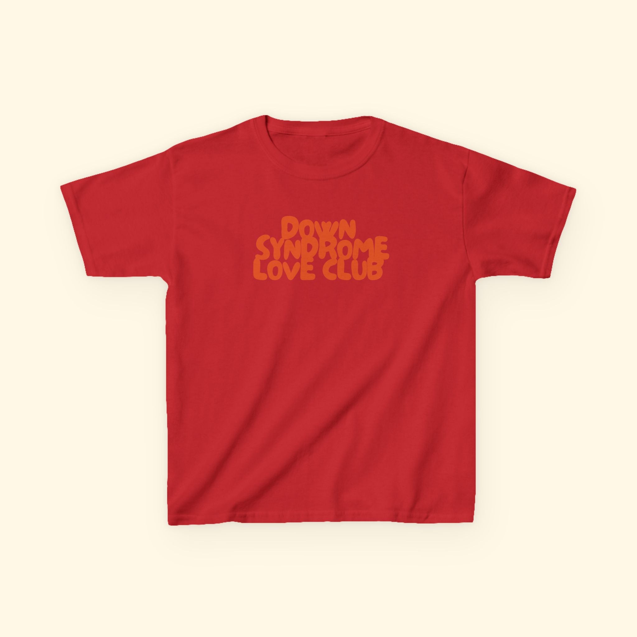 Kids Down Syndrome Love Club Logo Tee