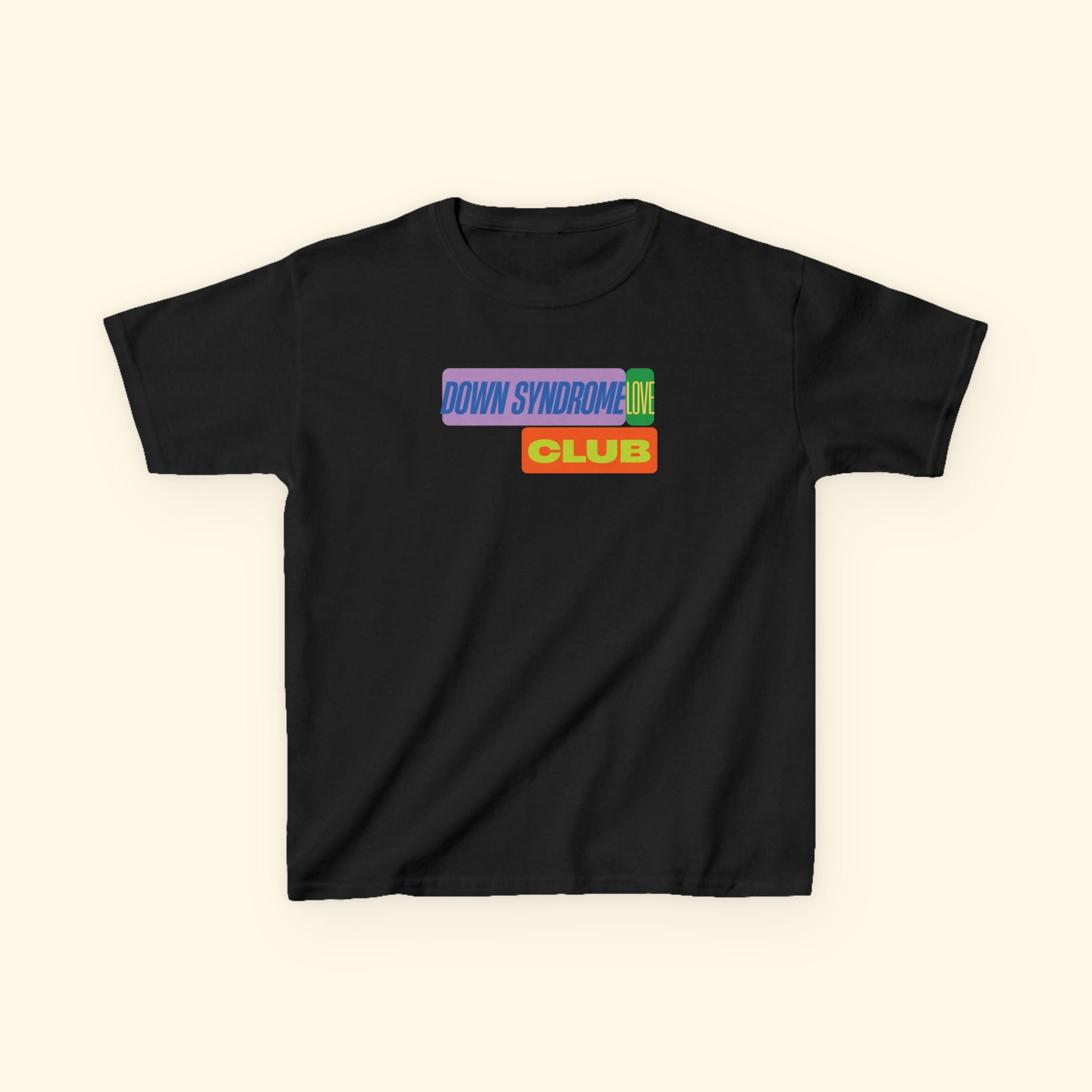 Kids Down Syndrome Love Club Block Tee
