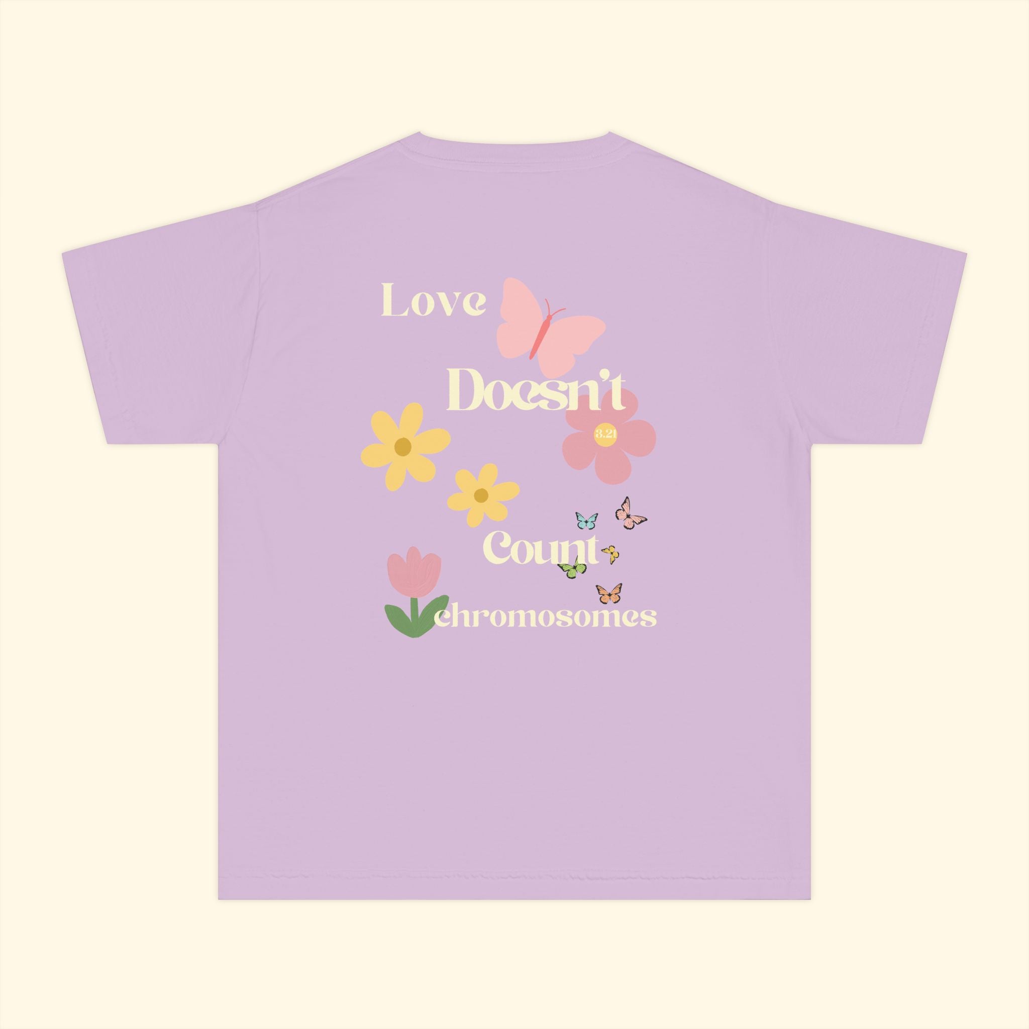 Kids Love Doesn't Count Chromosomes Tee