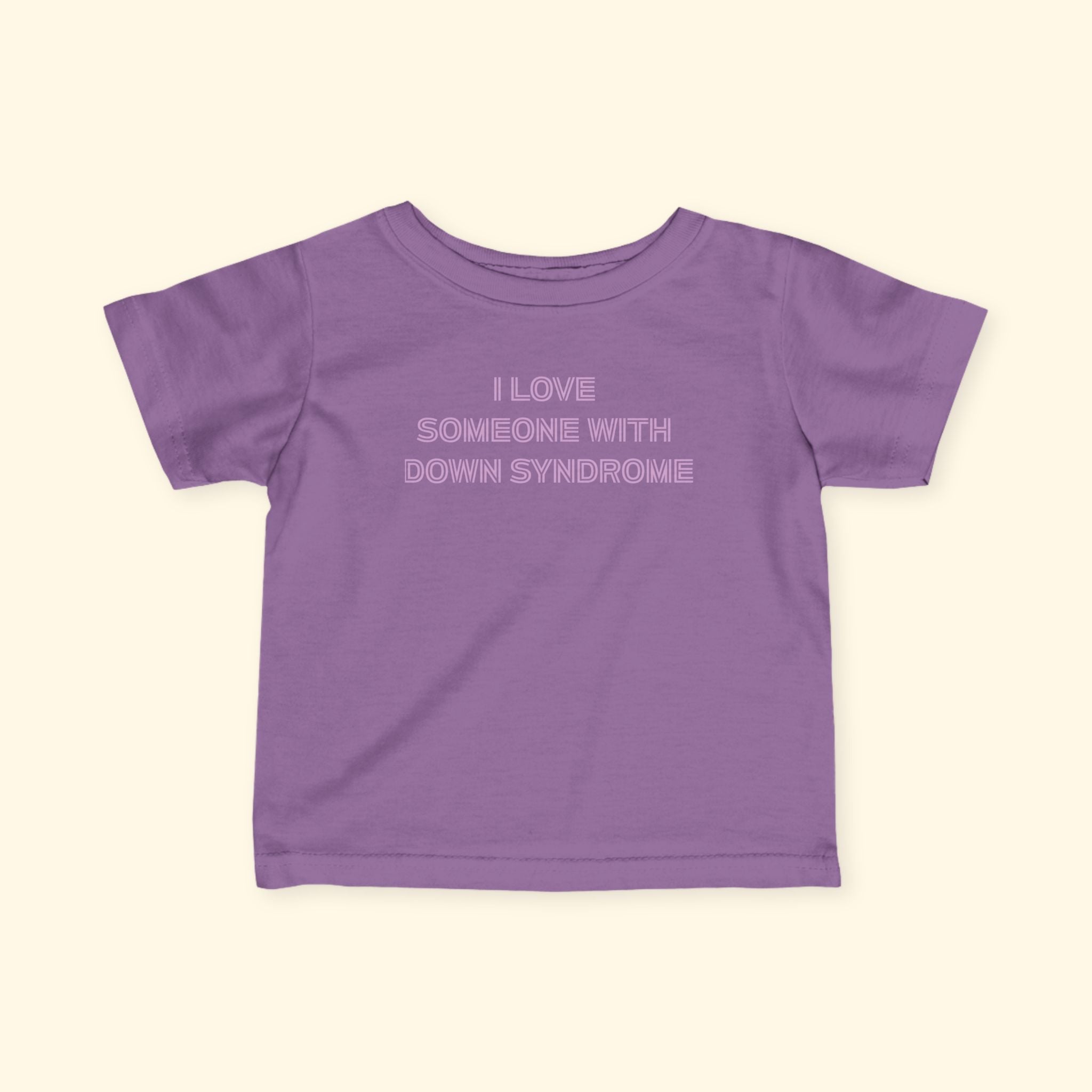 Infant ILSWDS Purple on Purple Tee