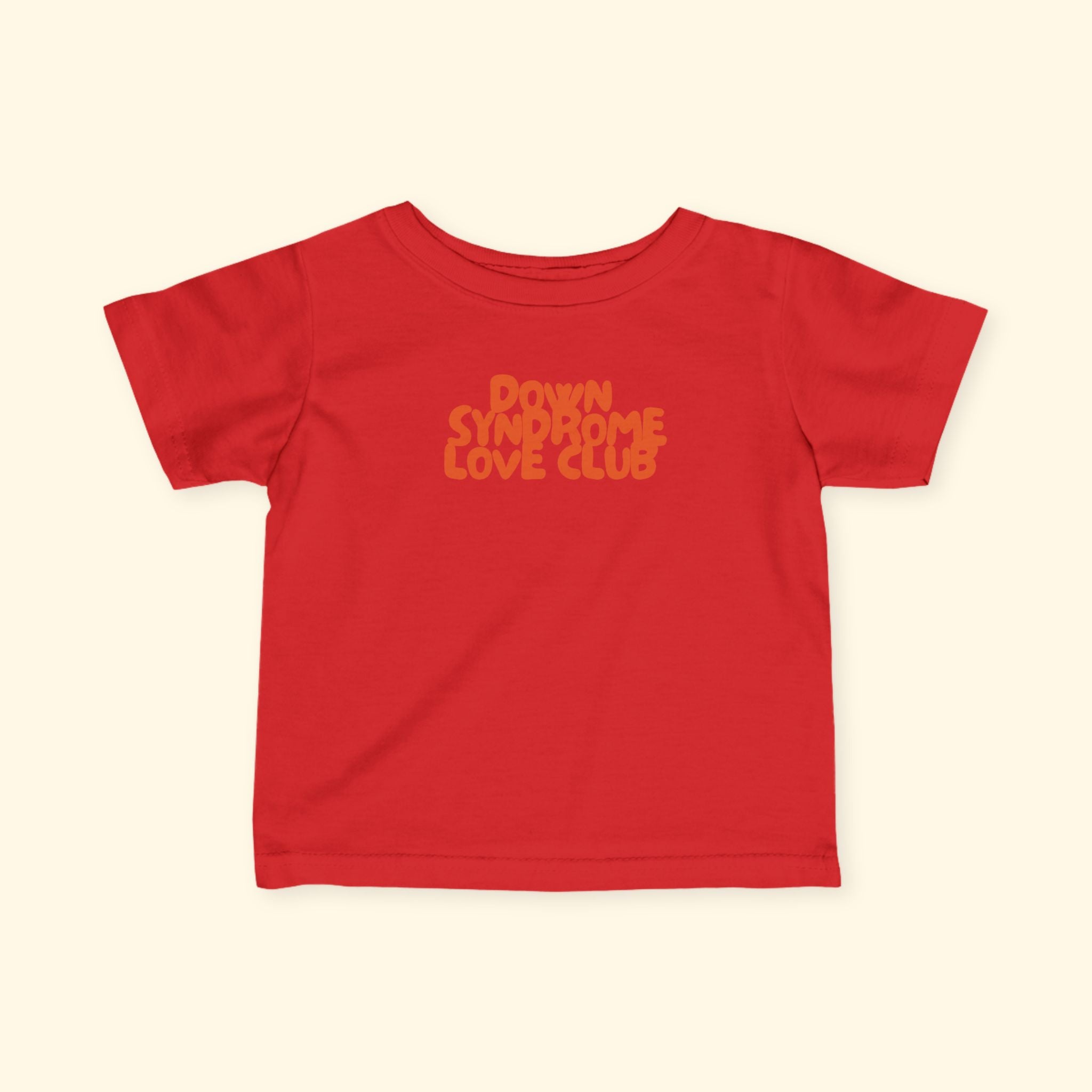 Infant Down Syndrome Love Club Logo Tee
