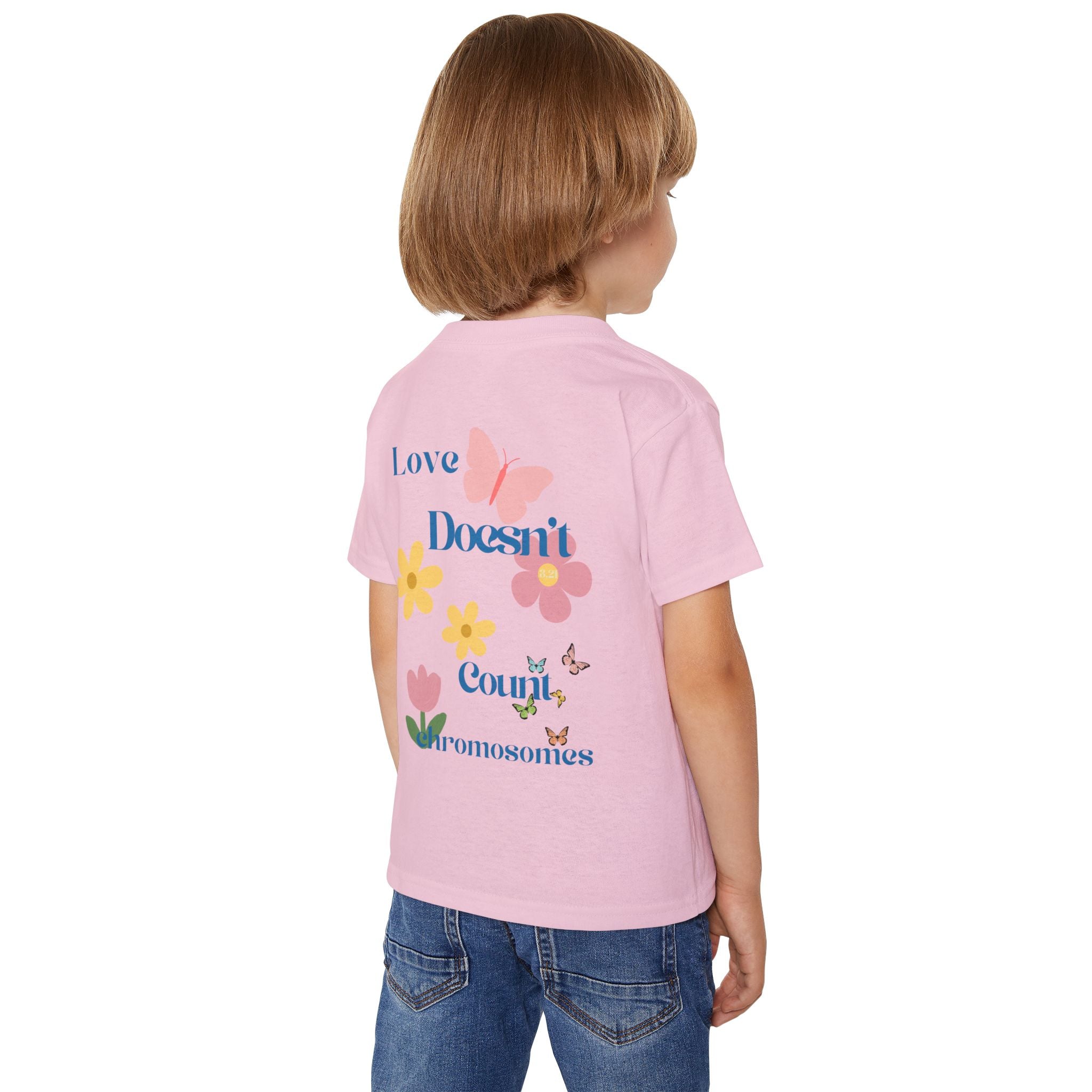 Toddler Love Doesn't Count Chromosomes Tee