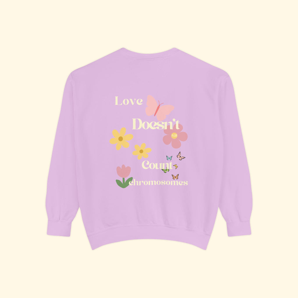 Love Doesn't Count Chromosomes Crewneck