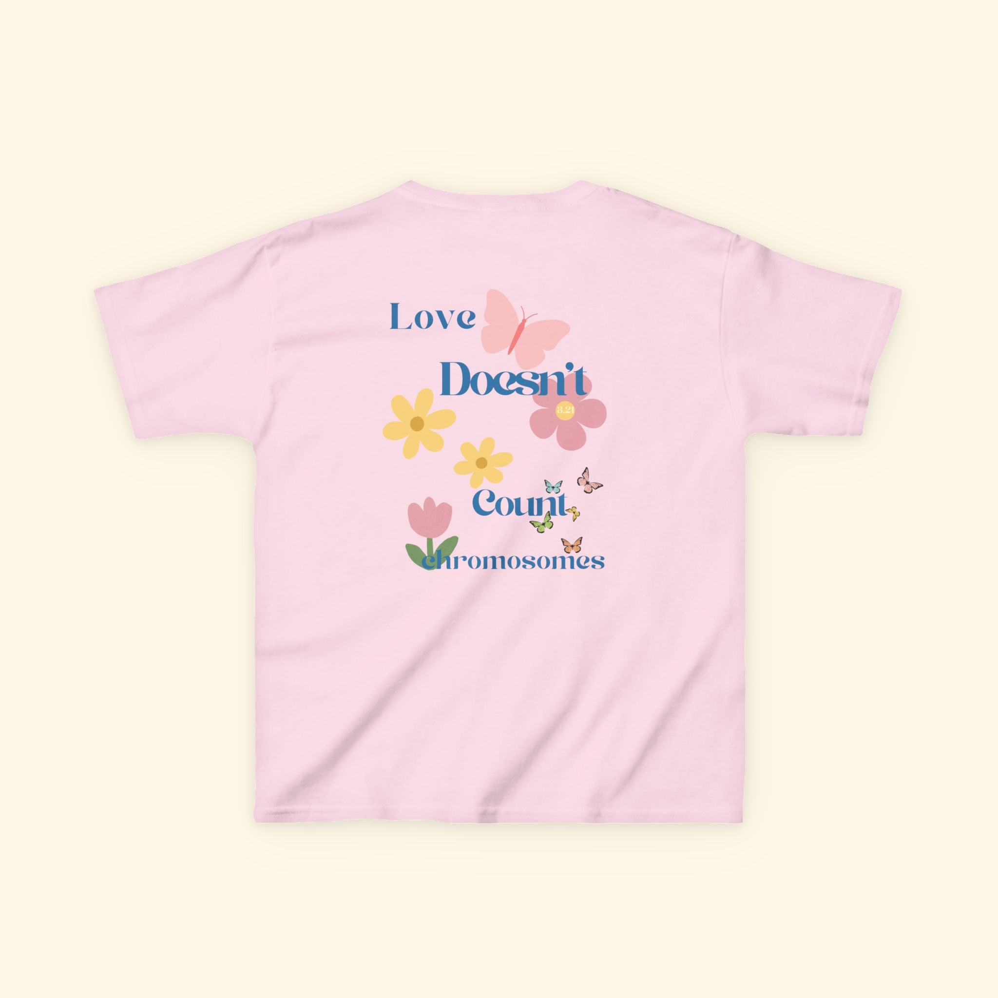 Kids Love Doesn't Count Chromosomes Tee