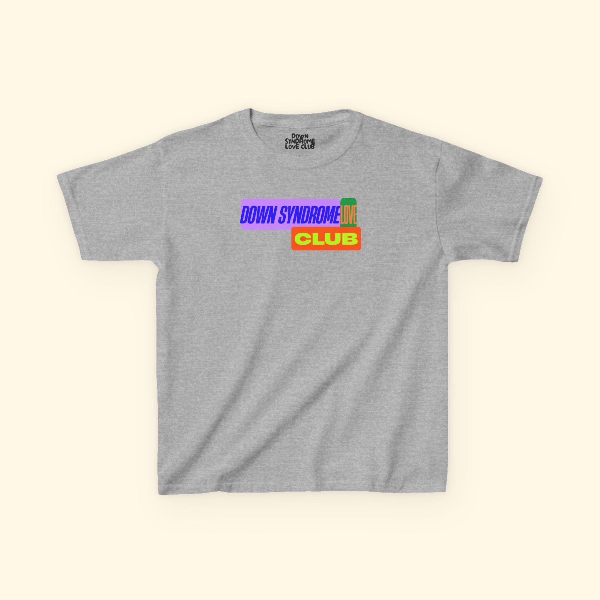 Kids Down Syndrome Love Club Block Tee