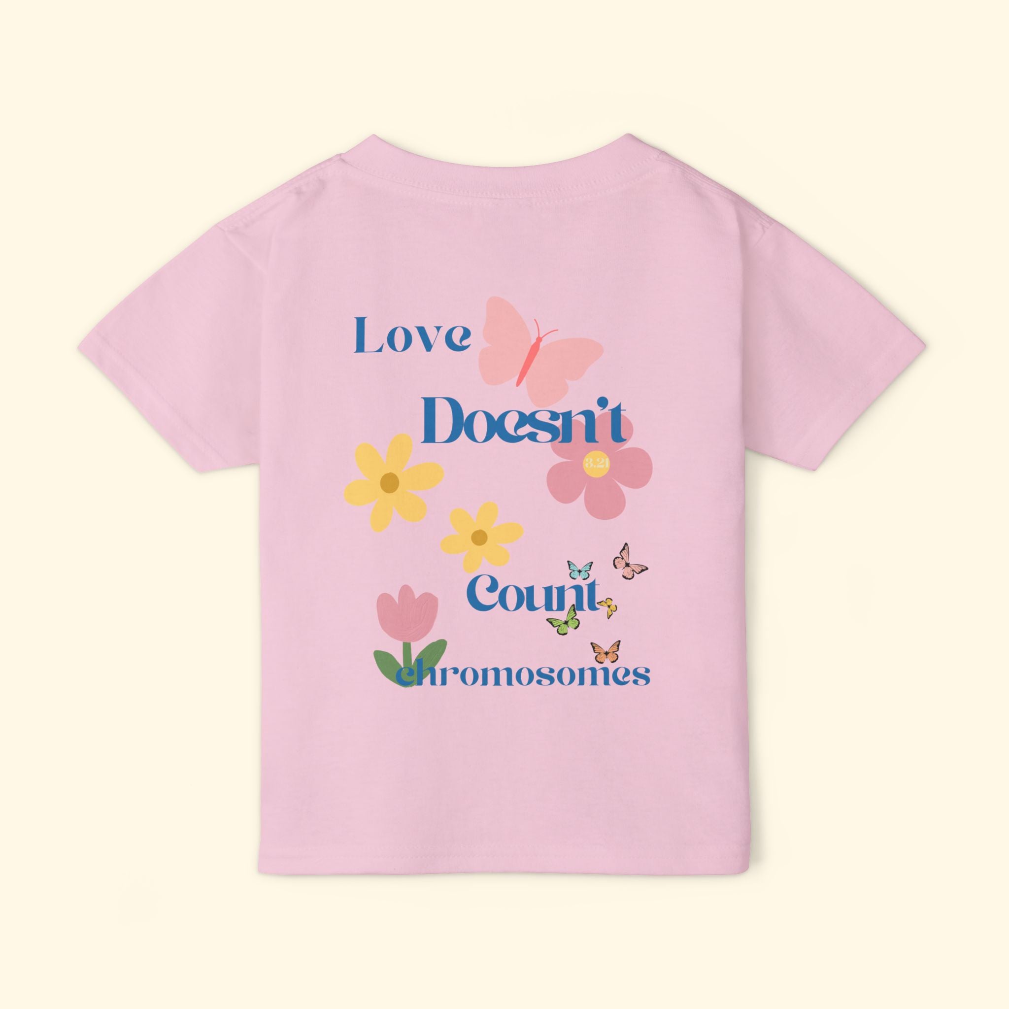 Toddler Love Doesn't Count Chromosomes Tee