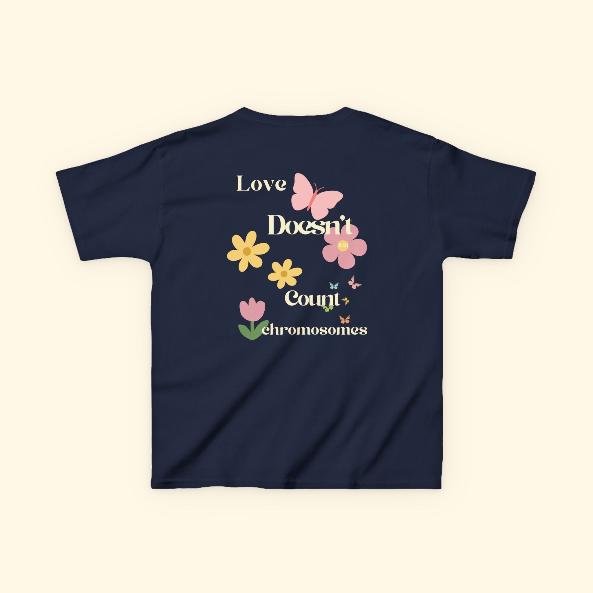 Kids Love Doesn't Count Chromosomes Tee