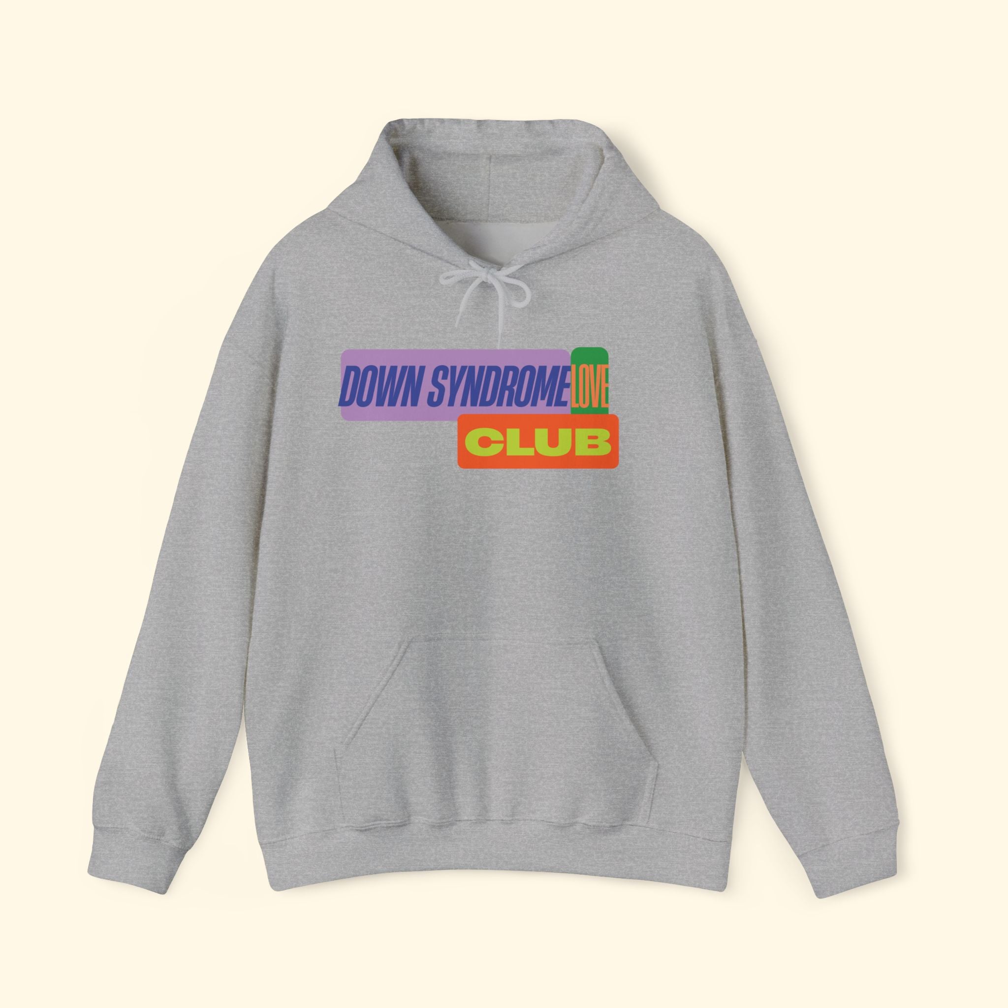 Down Syndrome Love Club Block Hoodie