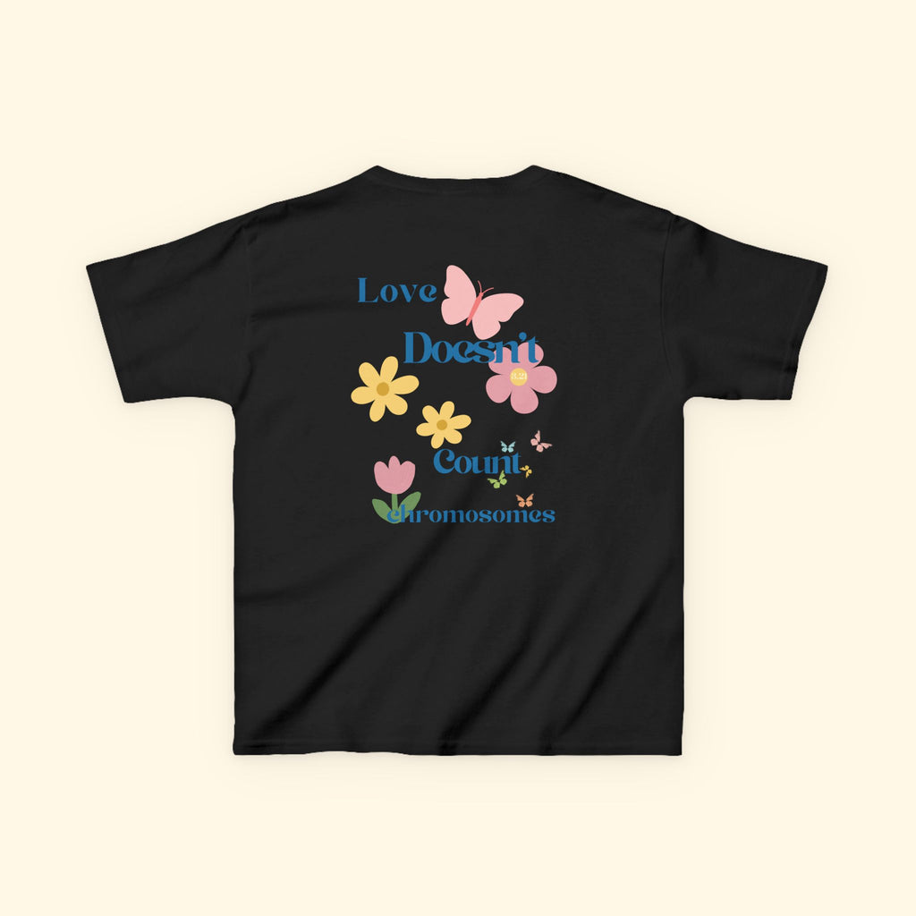 Kids Love Doesn't Count Chromosomes Tee