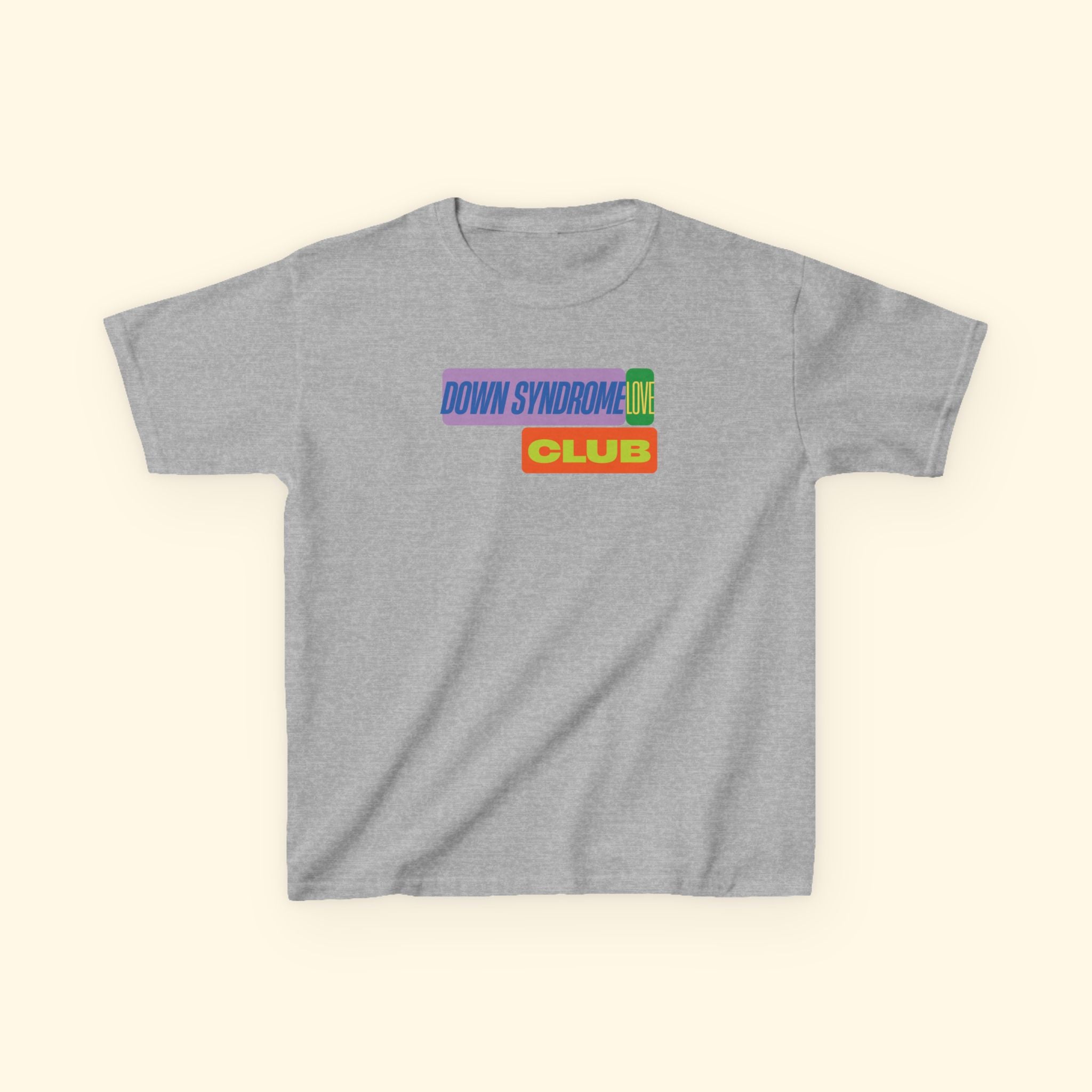 Kids Down Syndrome Love Club Block Tee