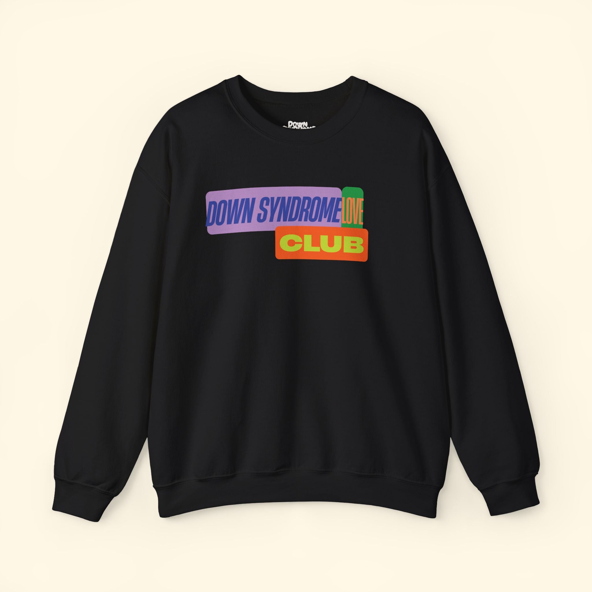 Down Syndrome Love Club Block Crewneck