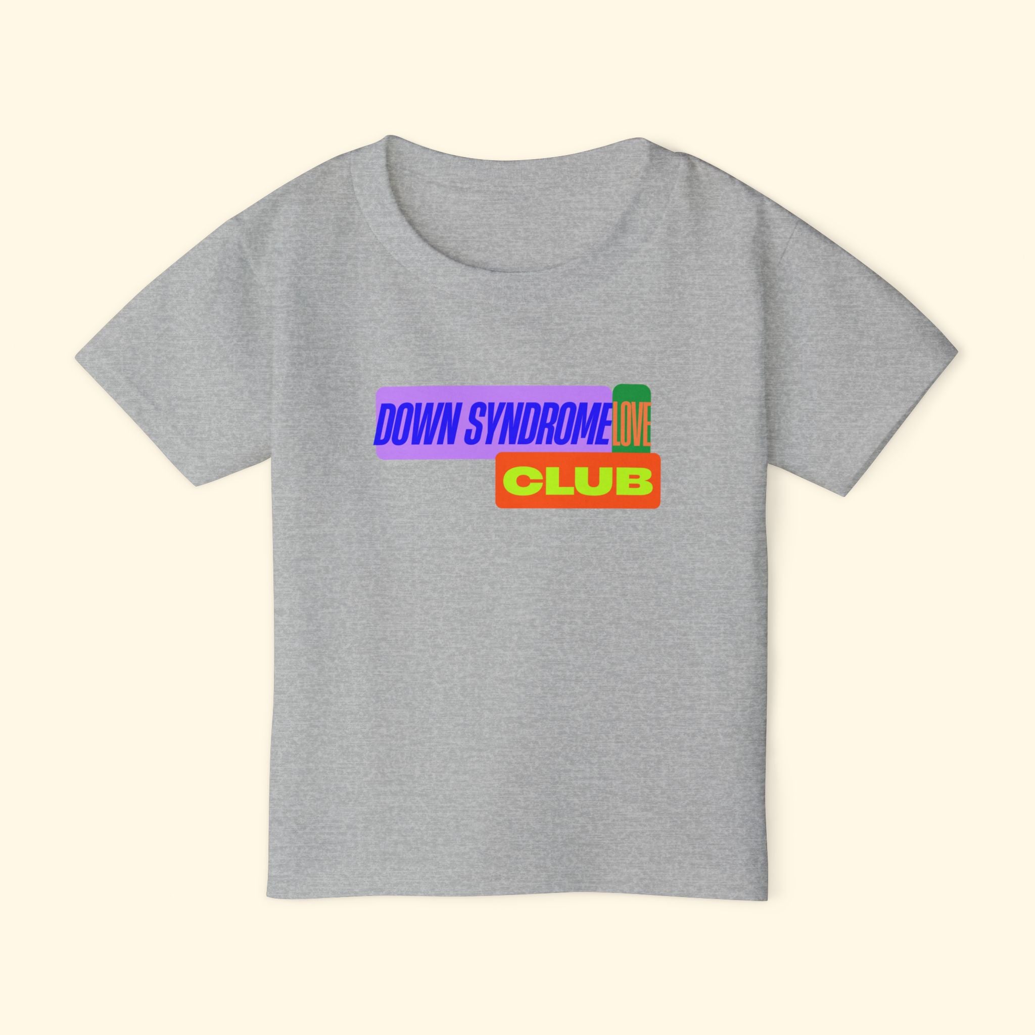 Toddler Down Syndrome Love Club Block Tee