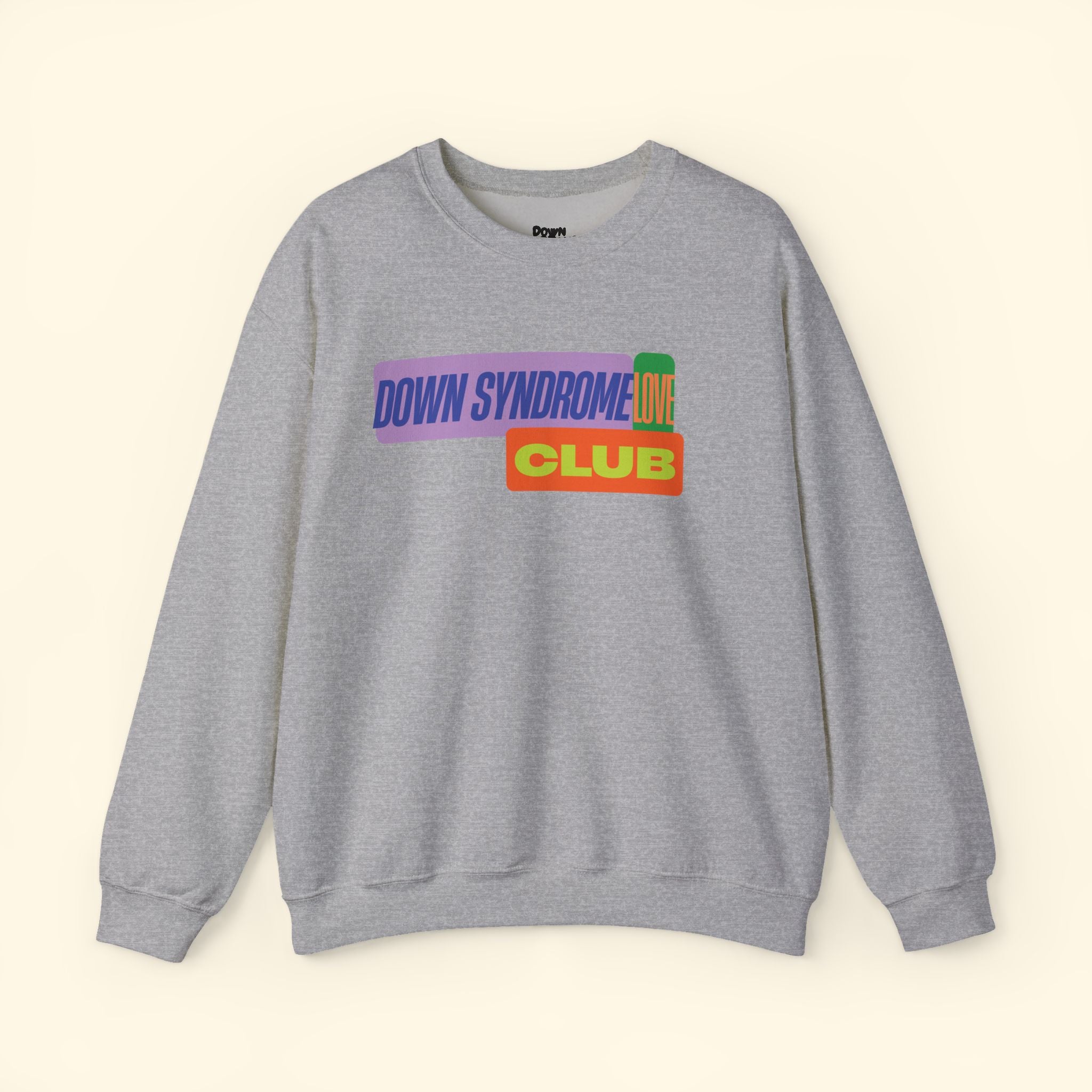Down Syndrome Love Club Block Crewneck