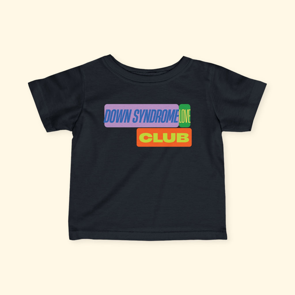 Infant Down Syndrome Love Club Block Tee