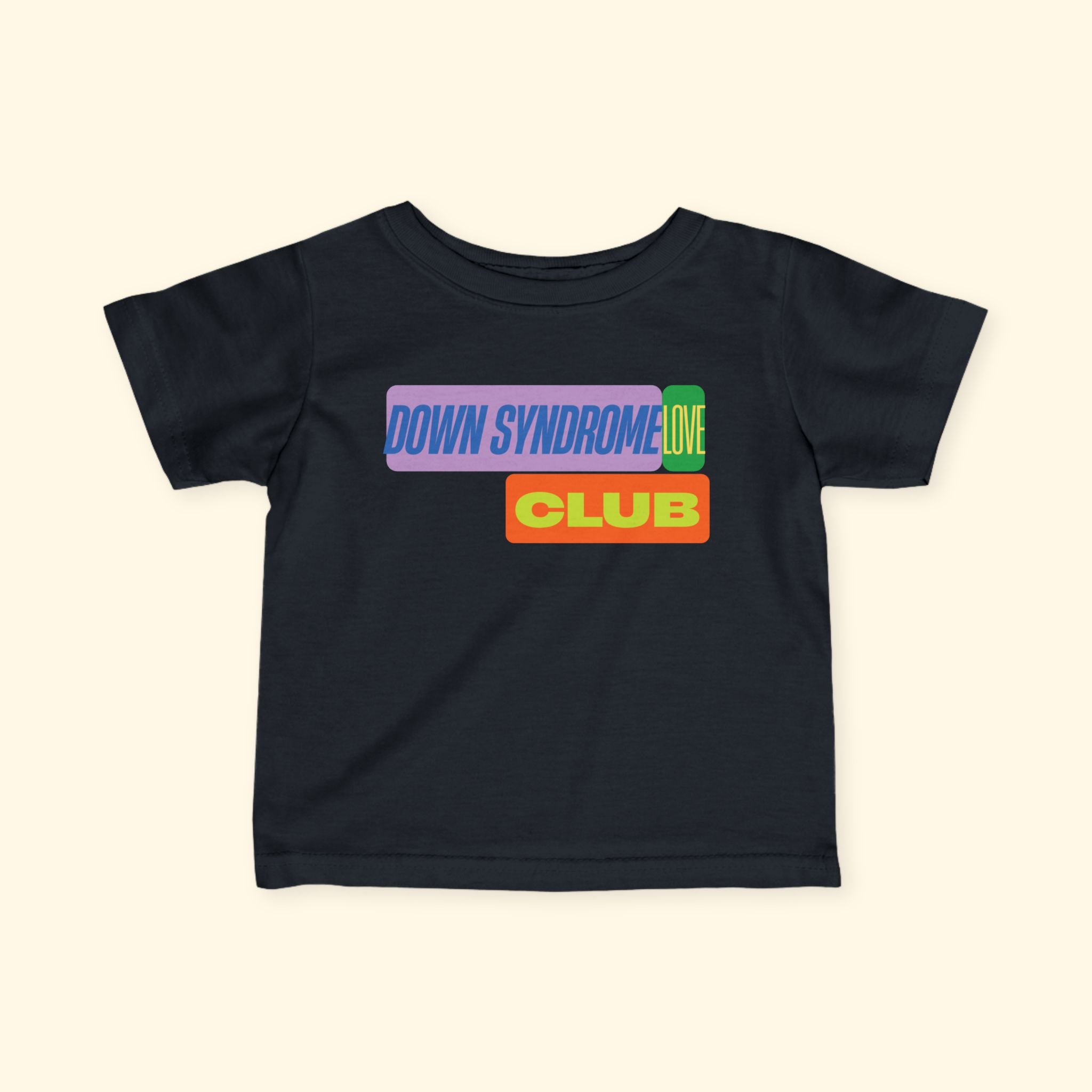 Infant Down Syndrome Love Club Block Tee
