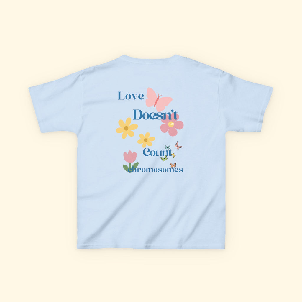 Kids Love Doesn't Count Chromosomes Tee