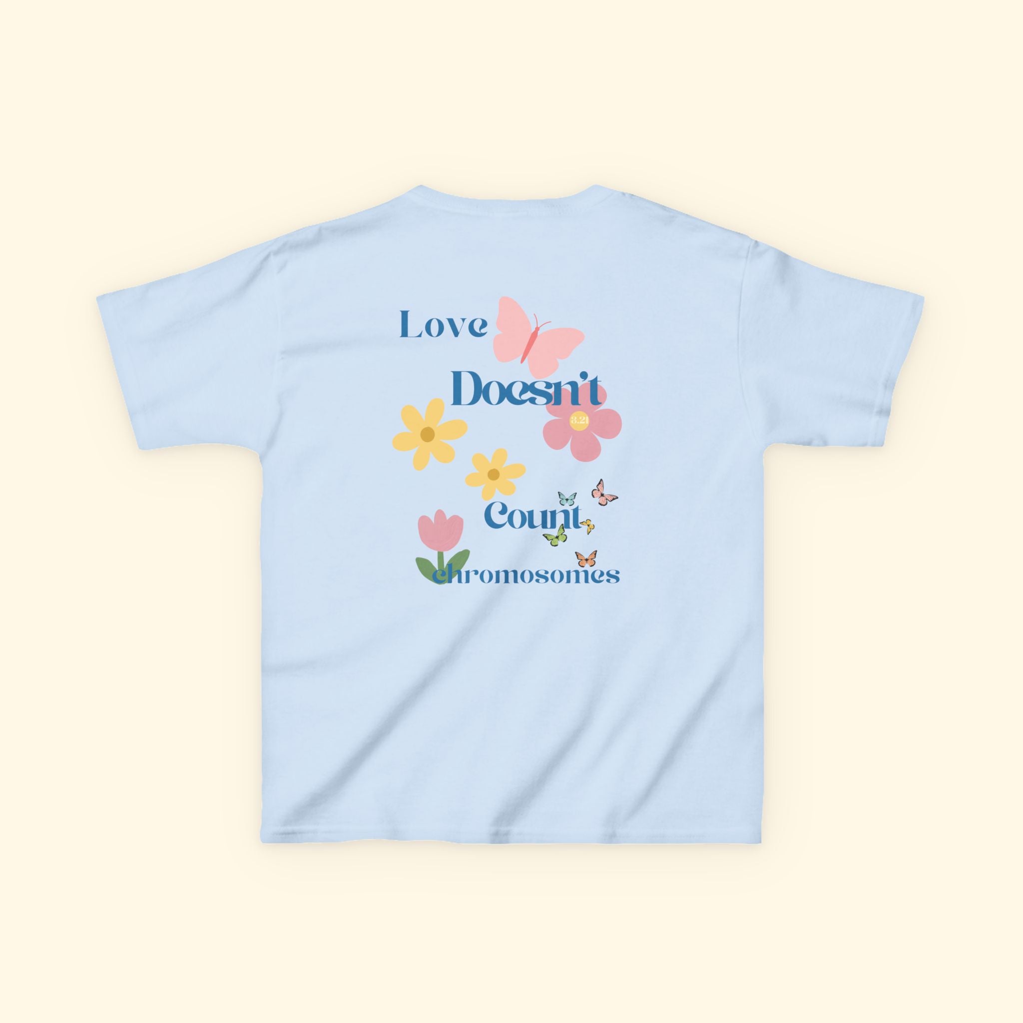 Kids Love Doesn't Count Chromosomes Tee