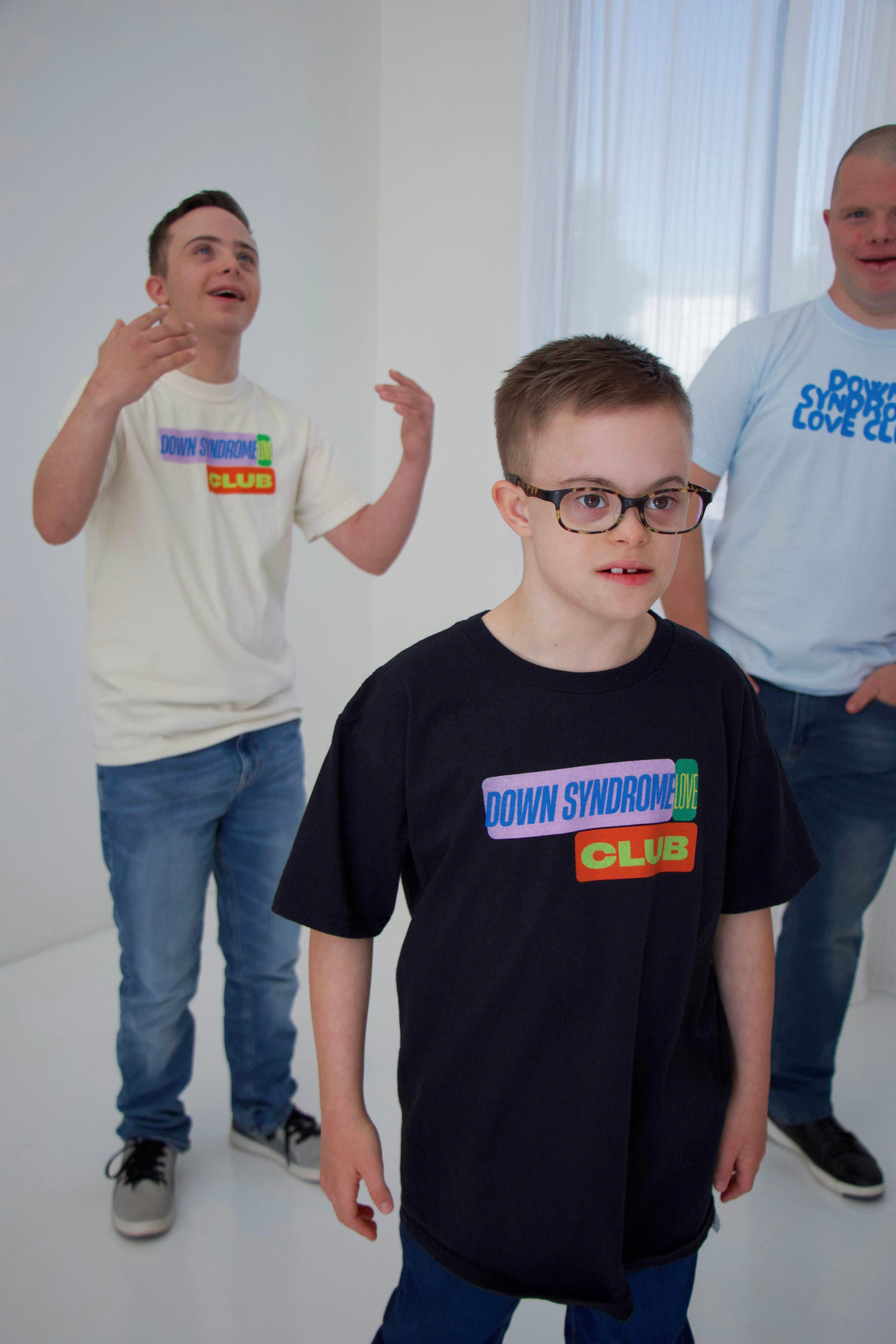Kids Down Syndrome Love Club Block Tee