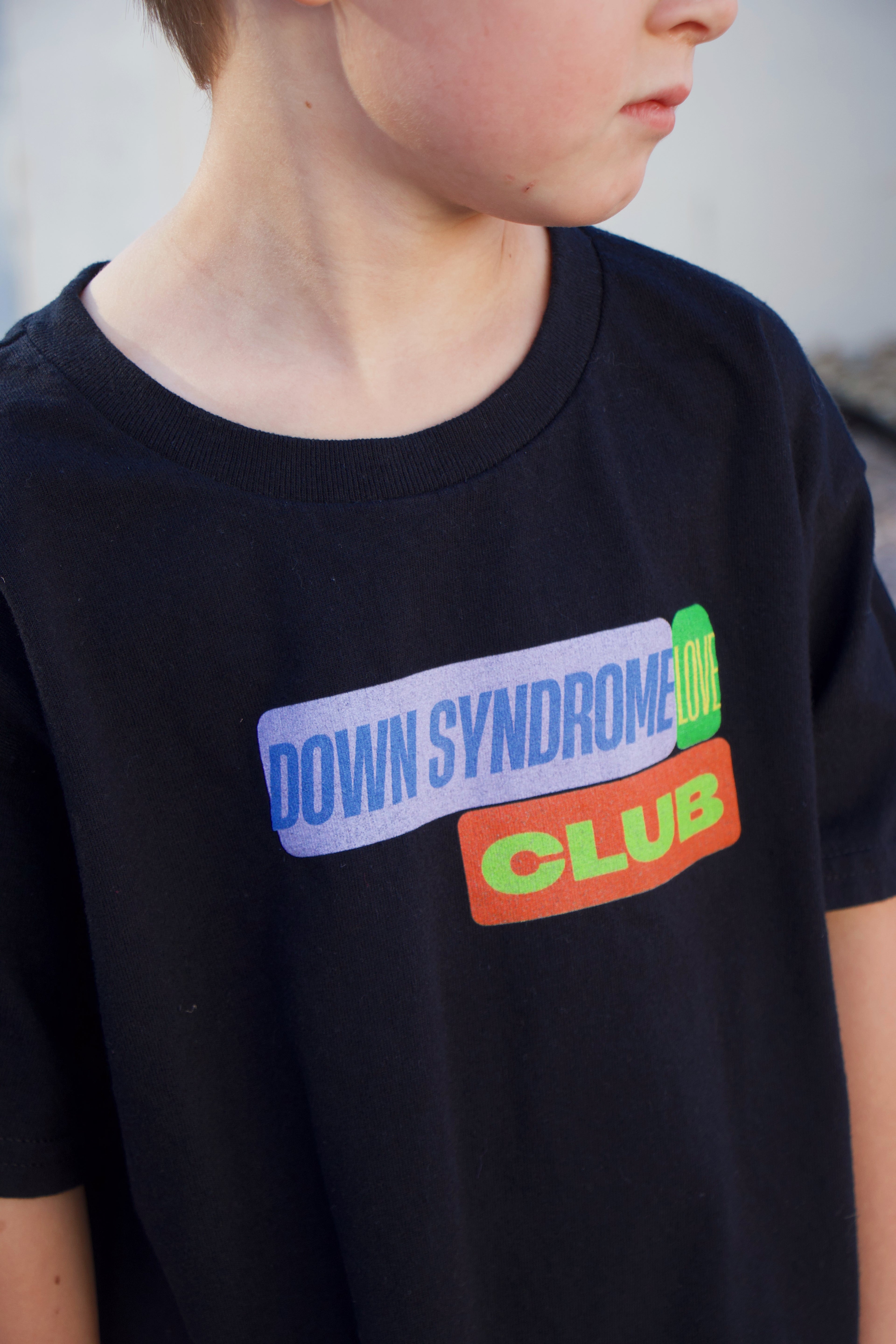Kids Down Syndrome Love Club Block Tee