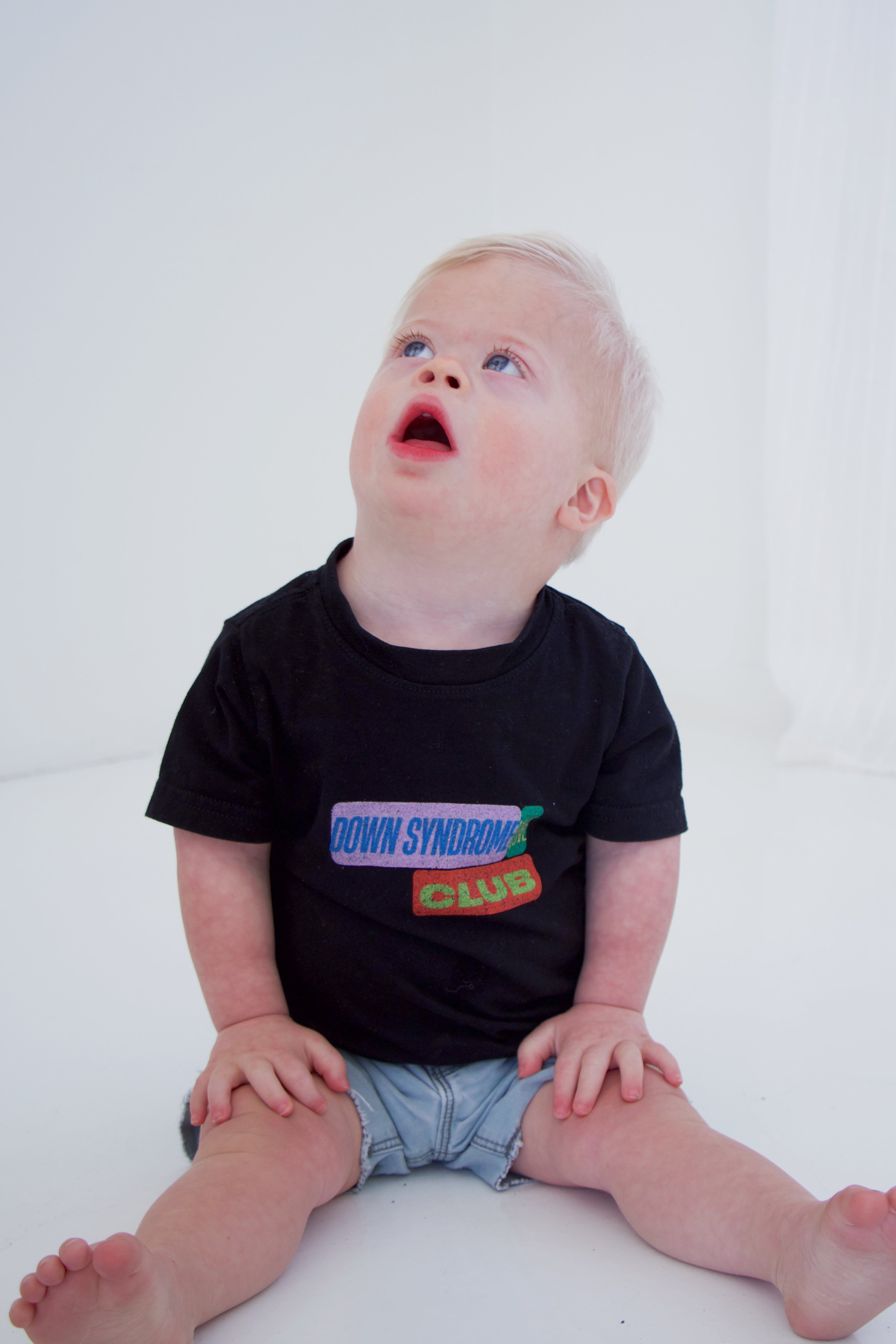 Infant Down Syndrome Love Club Block Tee